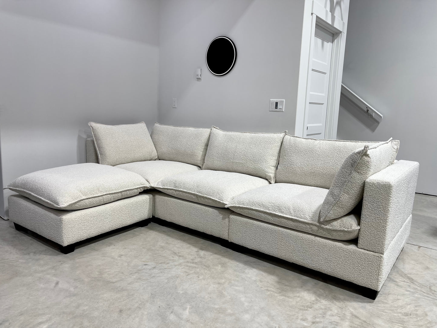 Bliss 4 Piece Cream Boucle - Limited Quantity!