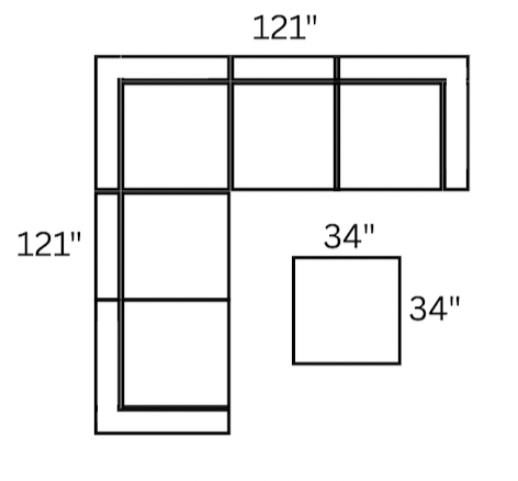 Bliss Corner Sectional (Select Color)