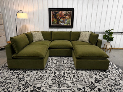 Bellamia Collections "Luna" Performance Sage Velvet (5 Piece)