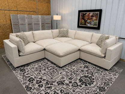 Bellamia Collections "Luna" Cream Chenille (6 Piece)