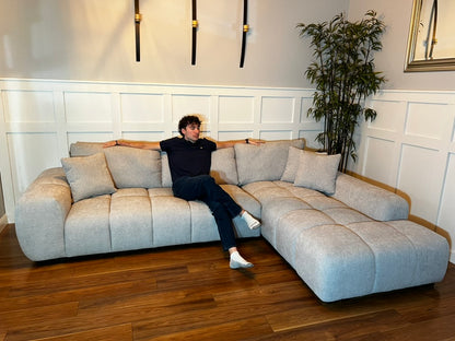 New Brooklyn Gray Colored Sectional