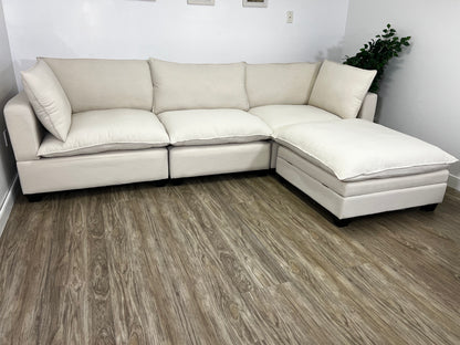 Couch Dude Modular Cloud (Sand Linen 4 Piece)