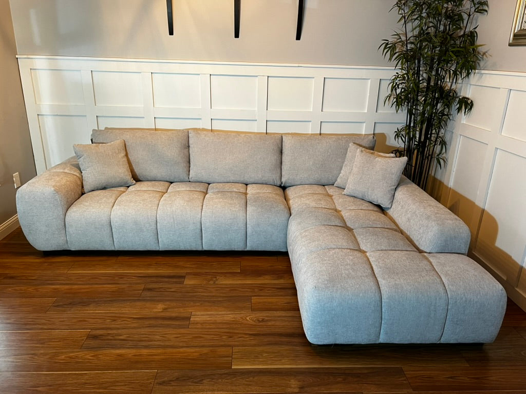 New Brooklyn Gray Colored Sectional