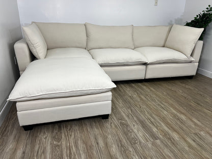 Couch Dude Modular Cloud (Sand Linen 4 Piece)