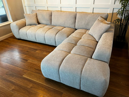 New Brooklyn Gray Colored Sectional