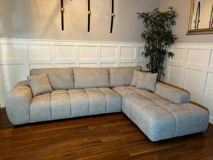 New Brooklyn Gray Colored Sectional