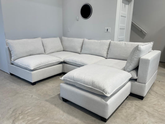 New Bliss 5 Piece Sand Sectional (ETA 1/15)