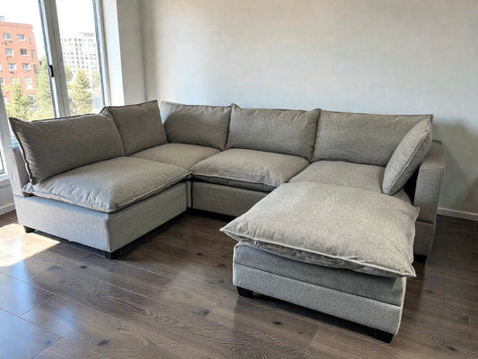 Bliss L-Shape + Ottoman (Select Color)