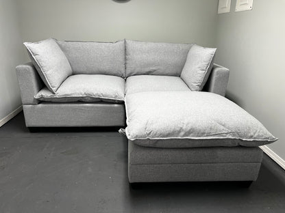 New Bliss 3 Piece Sectional Gray