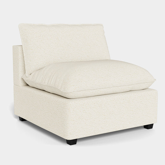 Extra Bliss Sand Armless Chair