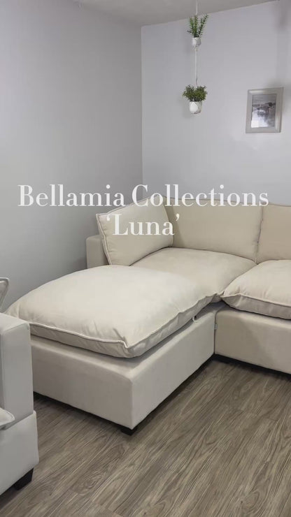 Bellamia Collections "Luna" Performance Rust Red Velvet (5 Piece)